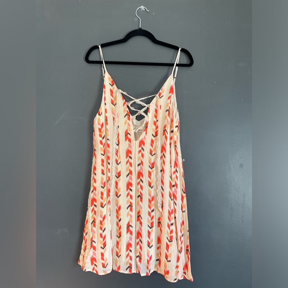 💕Audrey 3+1 | V-neck Lace-up Tunic Dress